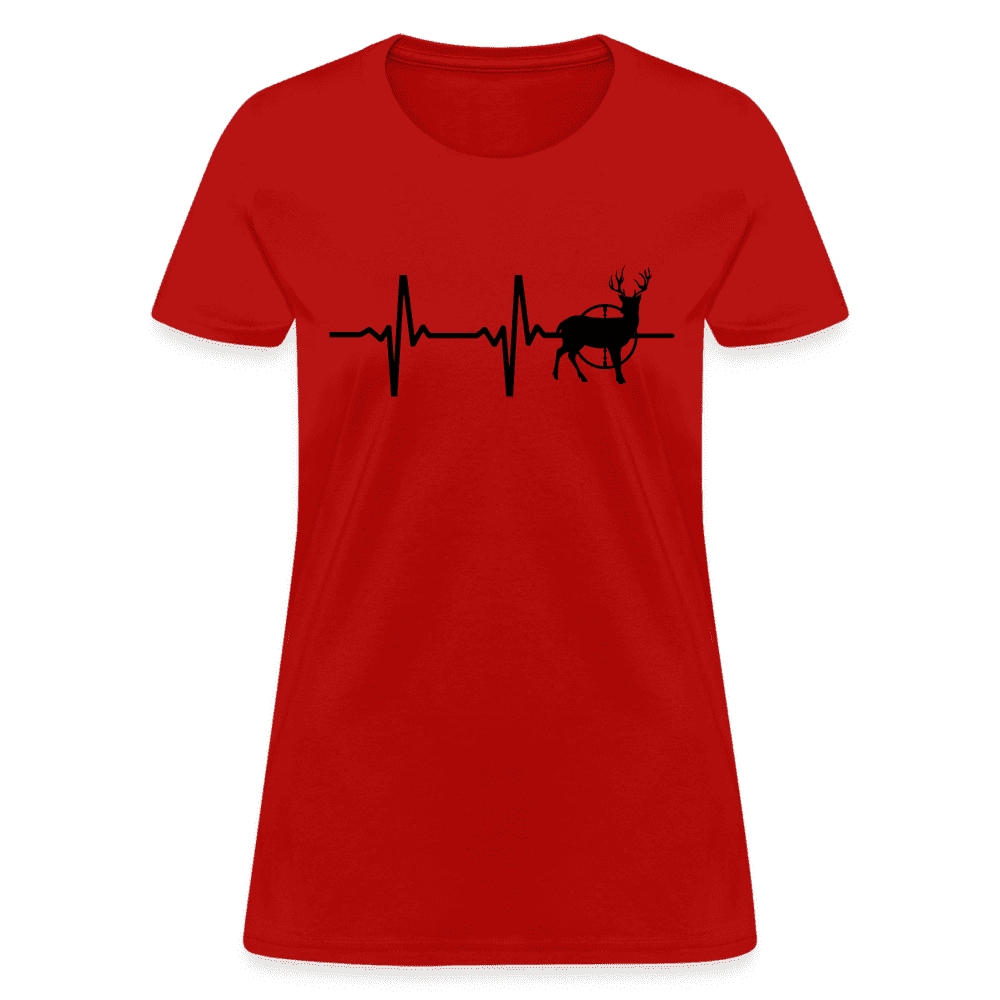Hunting is Life - Buck - Heartbeat - Graphic Tee