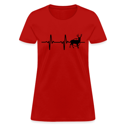 Hunting is Life - Buck - Heartbeat - Graphic Tee