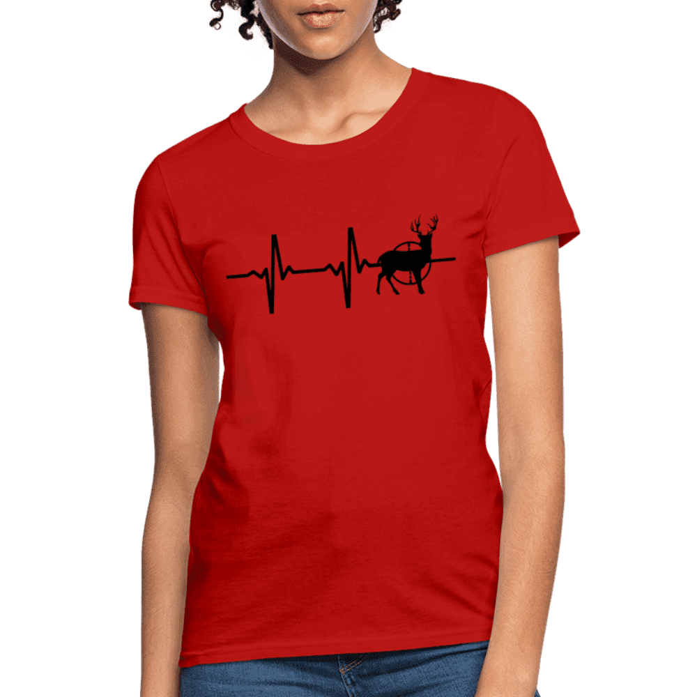 Hunting is Life - Buck - Heartbeat - Graphic Tee