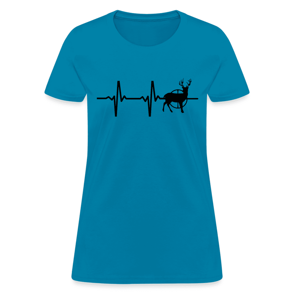 Hunting is Life - Buck - Heartbeat - Graphic Tee