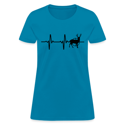 Hunting is Life - Buck - Heartbeat - Graphic Tee