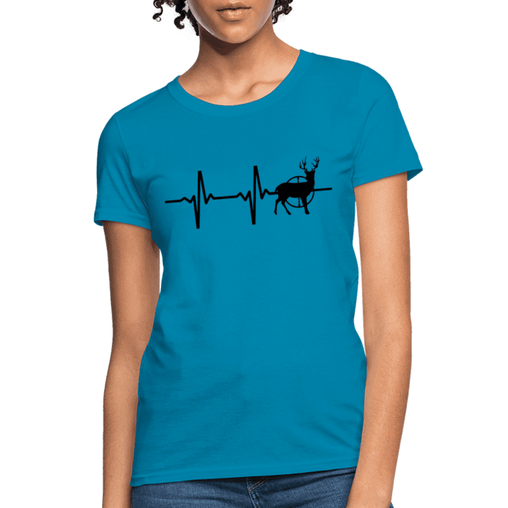 Hunting is Life - Buck - Heartbeat - Graphic Tee