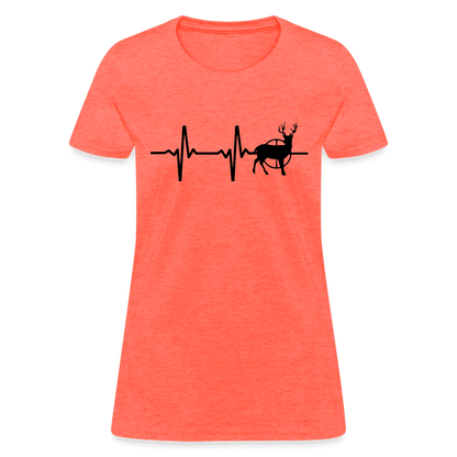 Hunting is Life - Buck - Heartbeat - Graphic Tee