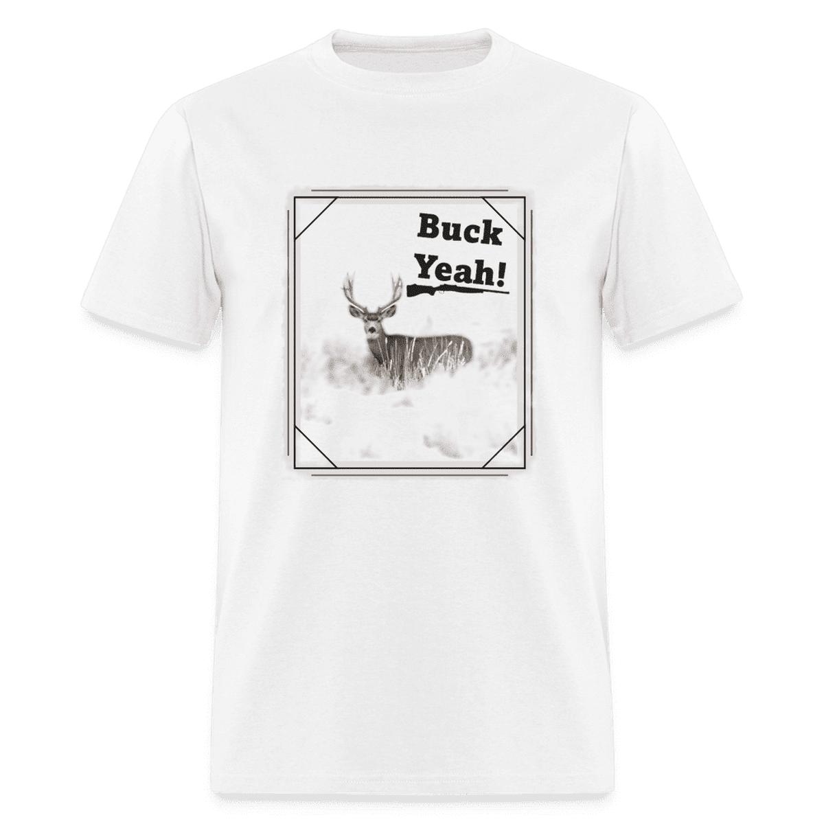 Buck Yeah! Graphic Print Tee