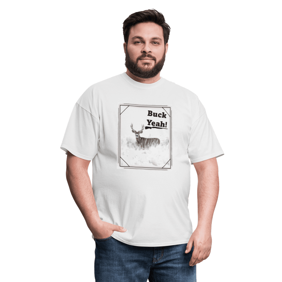 Buck Yeah! Graphic Print Tee