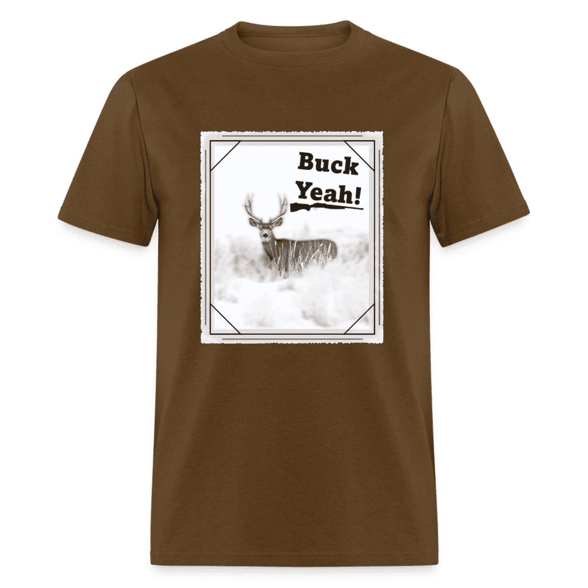 Buck Yeah! Graphic Print Tee