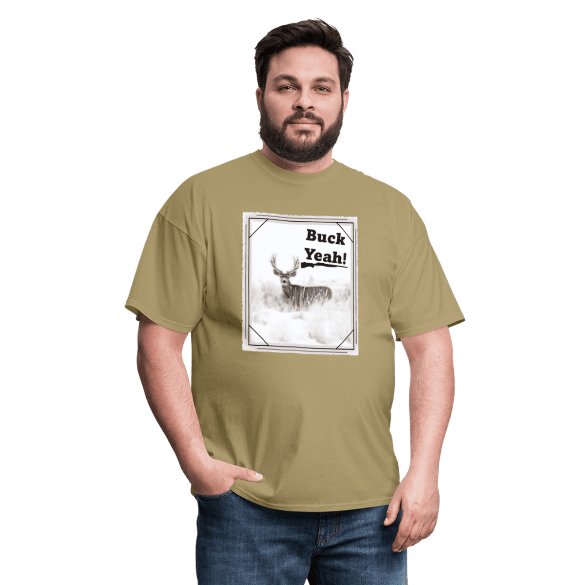 Buck Yeah! Graphic Print Tee