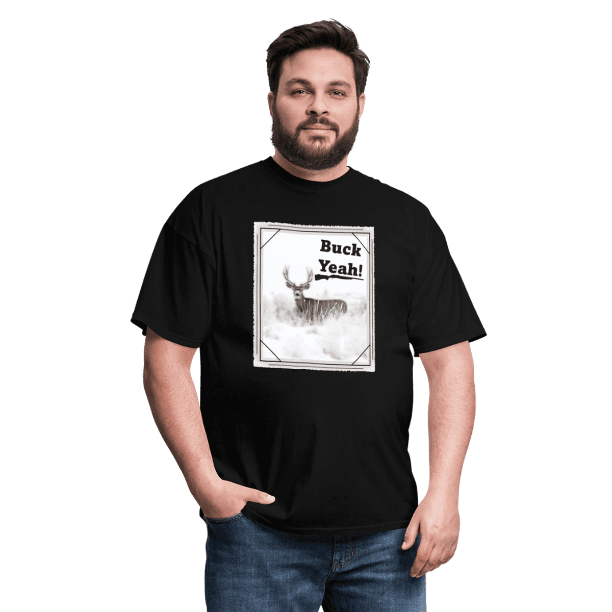 Buck Yeah! Graphic Print Tee