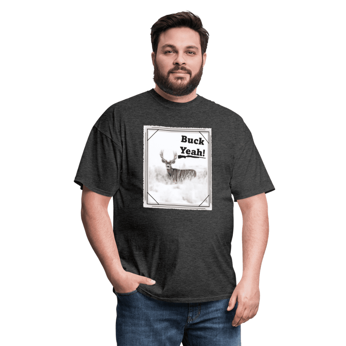 Buck Yeah! Graphic Print Tee