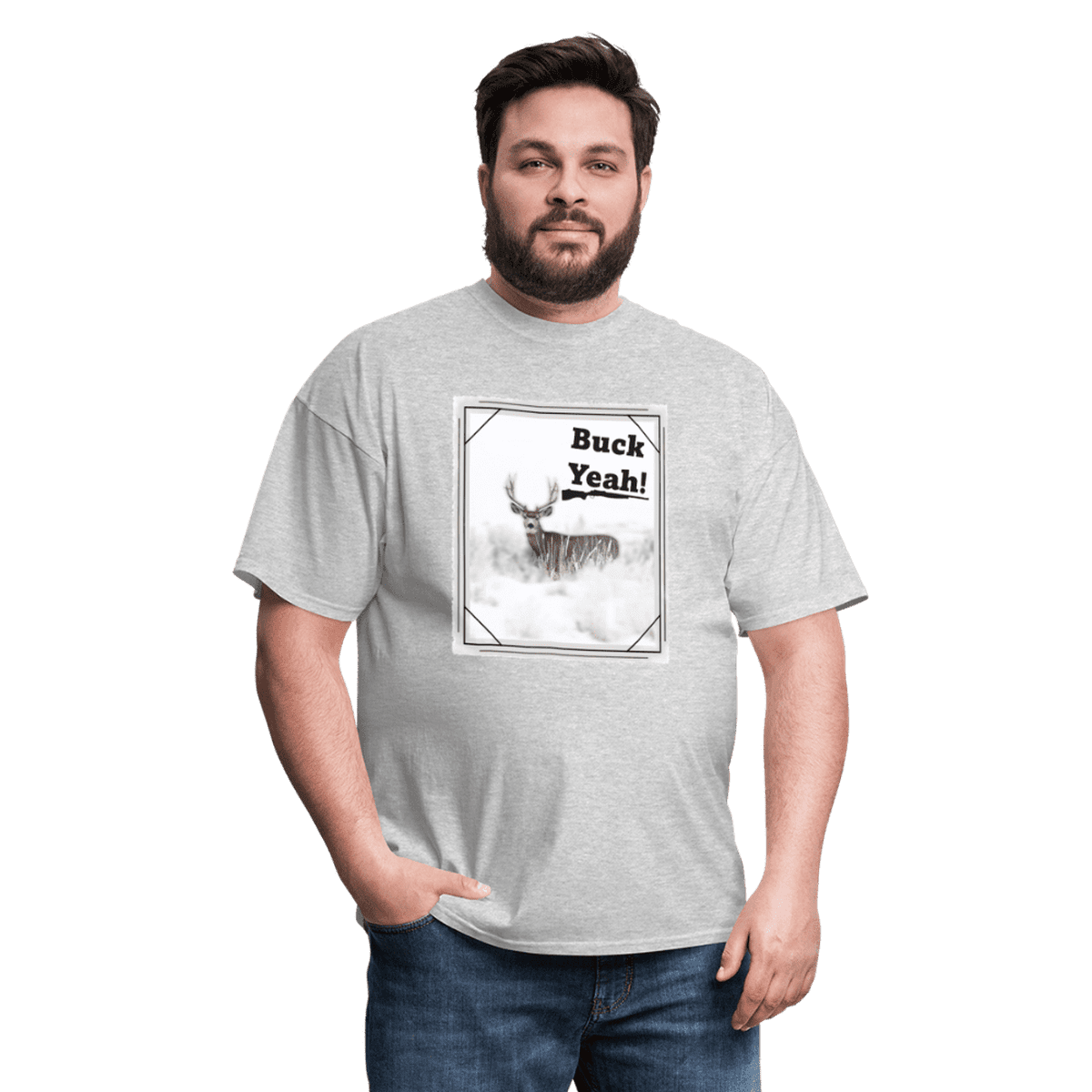 Buck Yeah! Graphic Print Tee