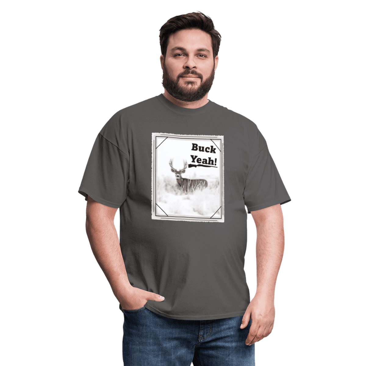 Buck Yeah! Graphic Print Tee