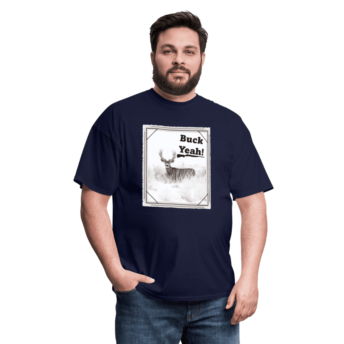 Buck Yeah! Graphic Print Tee