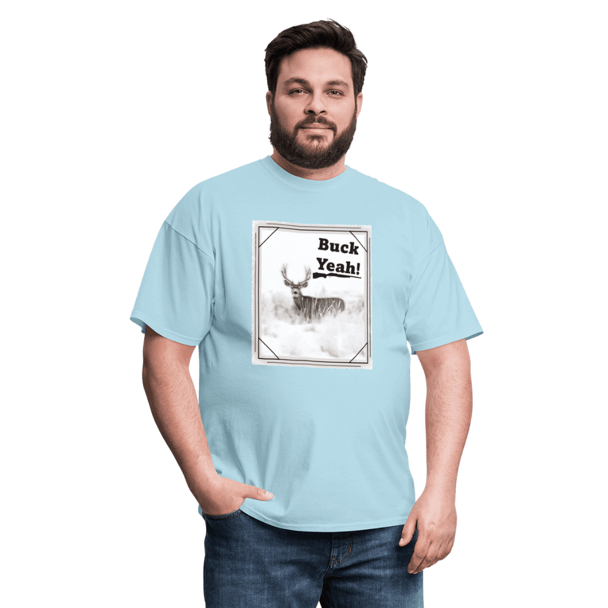 Buck Yeah! Graphic Print Tee