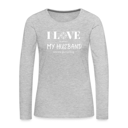 I love my Husband Long Sleeve Shirt