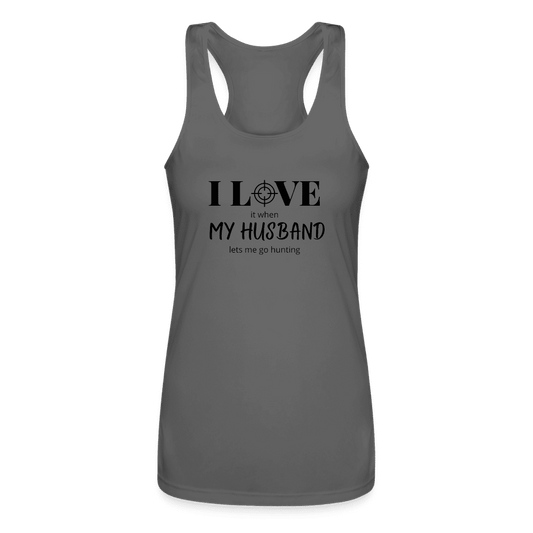 I Love my Husband Hunting Tank for Women