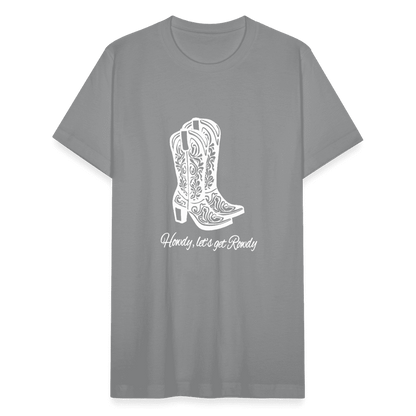 Howdy, Let's get Rowdy Graphic Oversized Tee