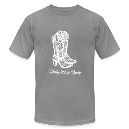 Howdy, Let's get Rowdy Graphic Oversized Tee