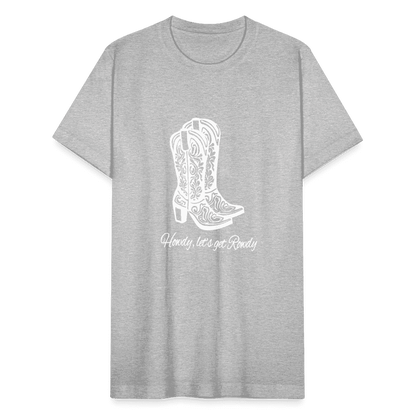 Howdy, Let's get Rowdy Graphic Oversized Tee