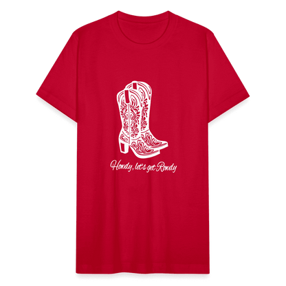 Howdy, Let's get Rowdy Graphic Oversized Tee