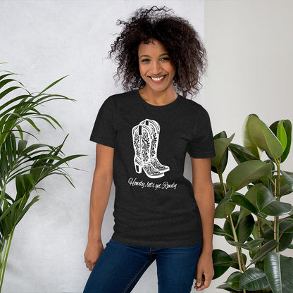 Howdy Lets get Rowdy Unisex Graphic Tee