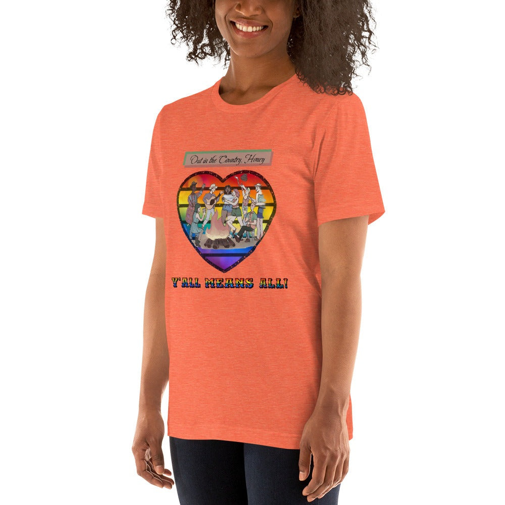 Y'all Means All - Inclusive Pride Graphic Tee