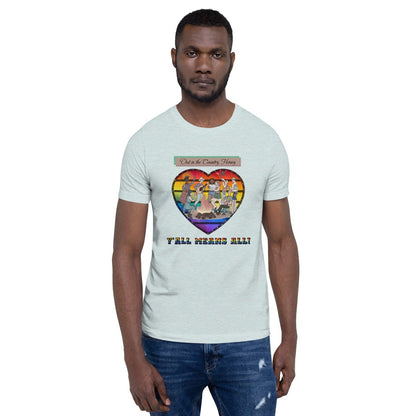 Y'all Means All - Inclusive Pride Graphic Tee