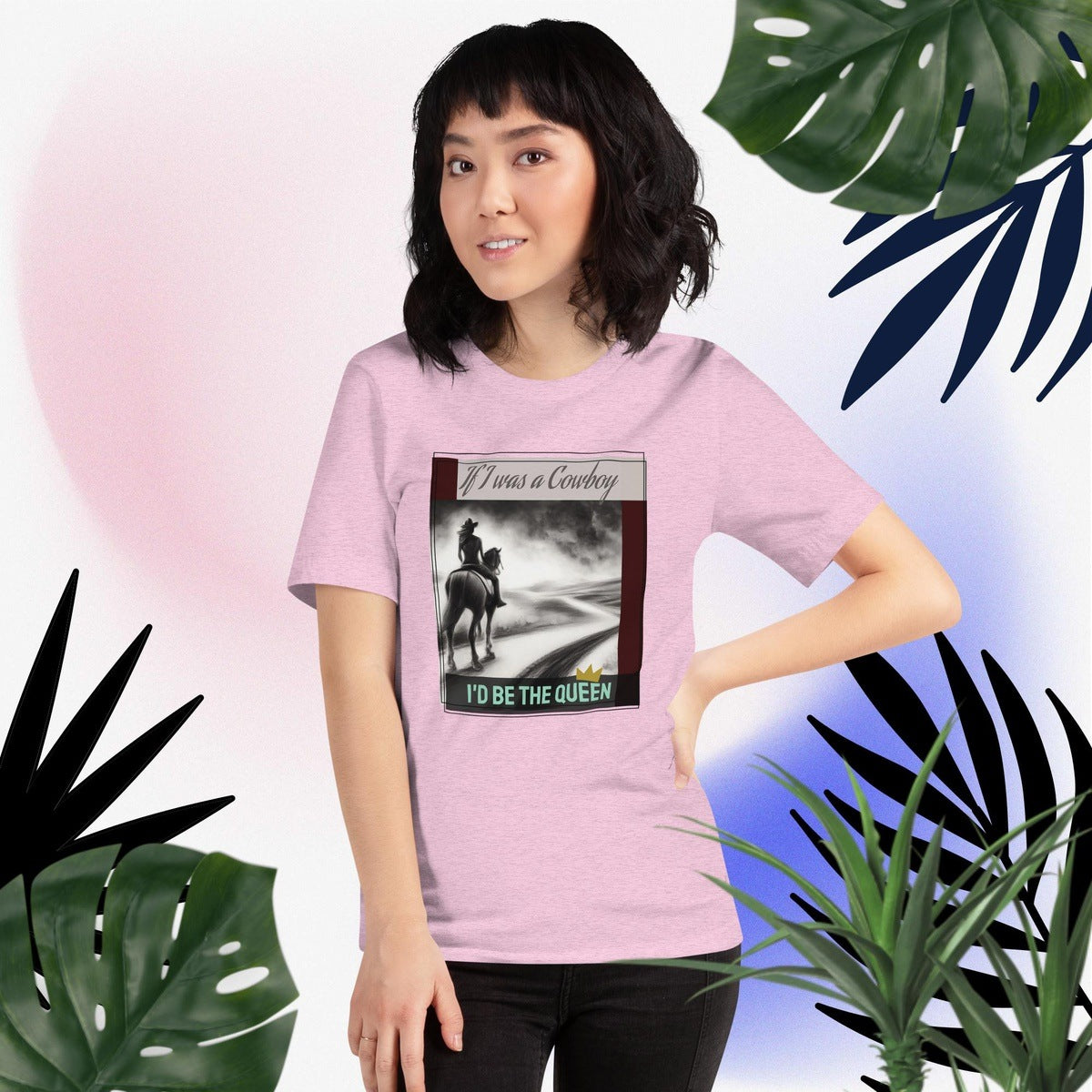 Queen of Cowboys Graphic Tee Shirt