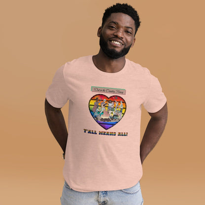 Y'all Means All - Inclusive Pride Graphic Tee
