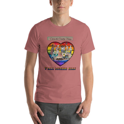 Y'all Means All - Inclusive Pride Graphic Tee
