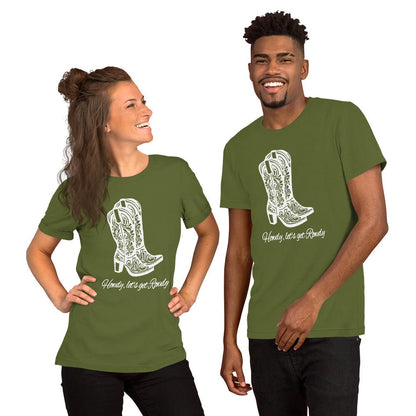 Howdy Lets get Rowdy Unisex Graphic Tee