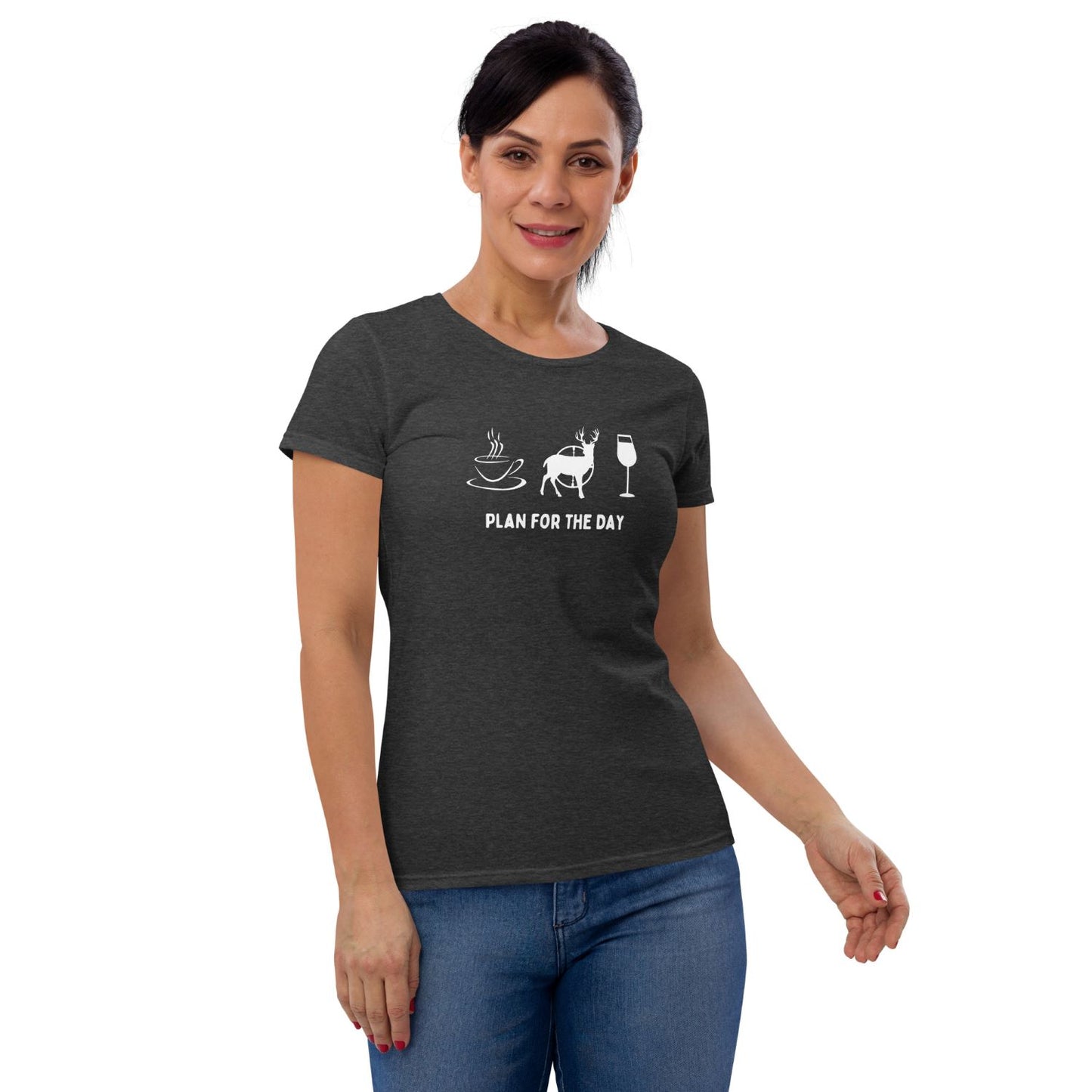 Plan for the Day: Coffee Hunting Wine Graphic Tee