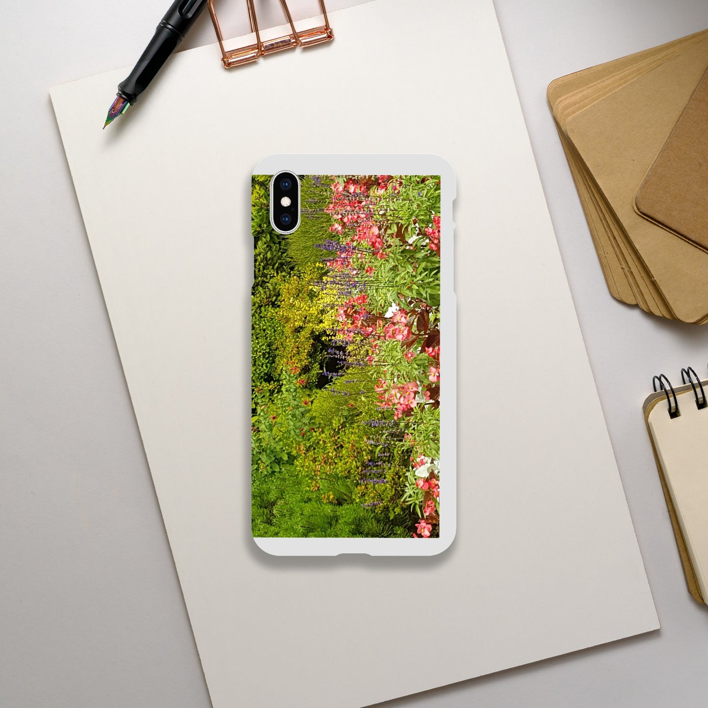 Slim pink flower case iPhone & Android