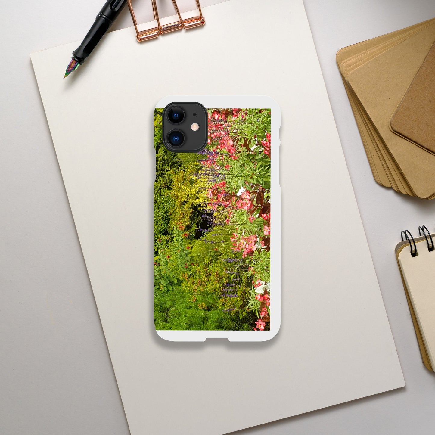 Slim pink flower case iPhone & Android