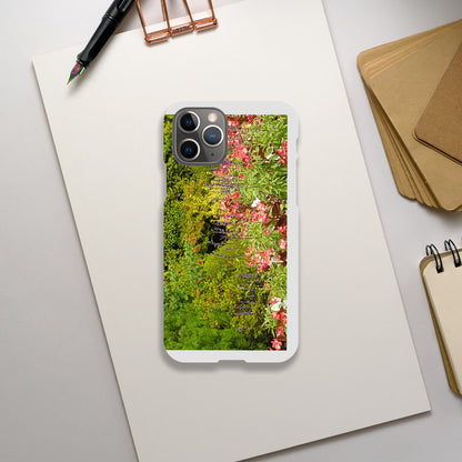 Slim pink flower case iPhone & Android