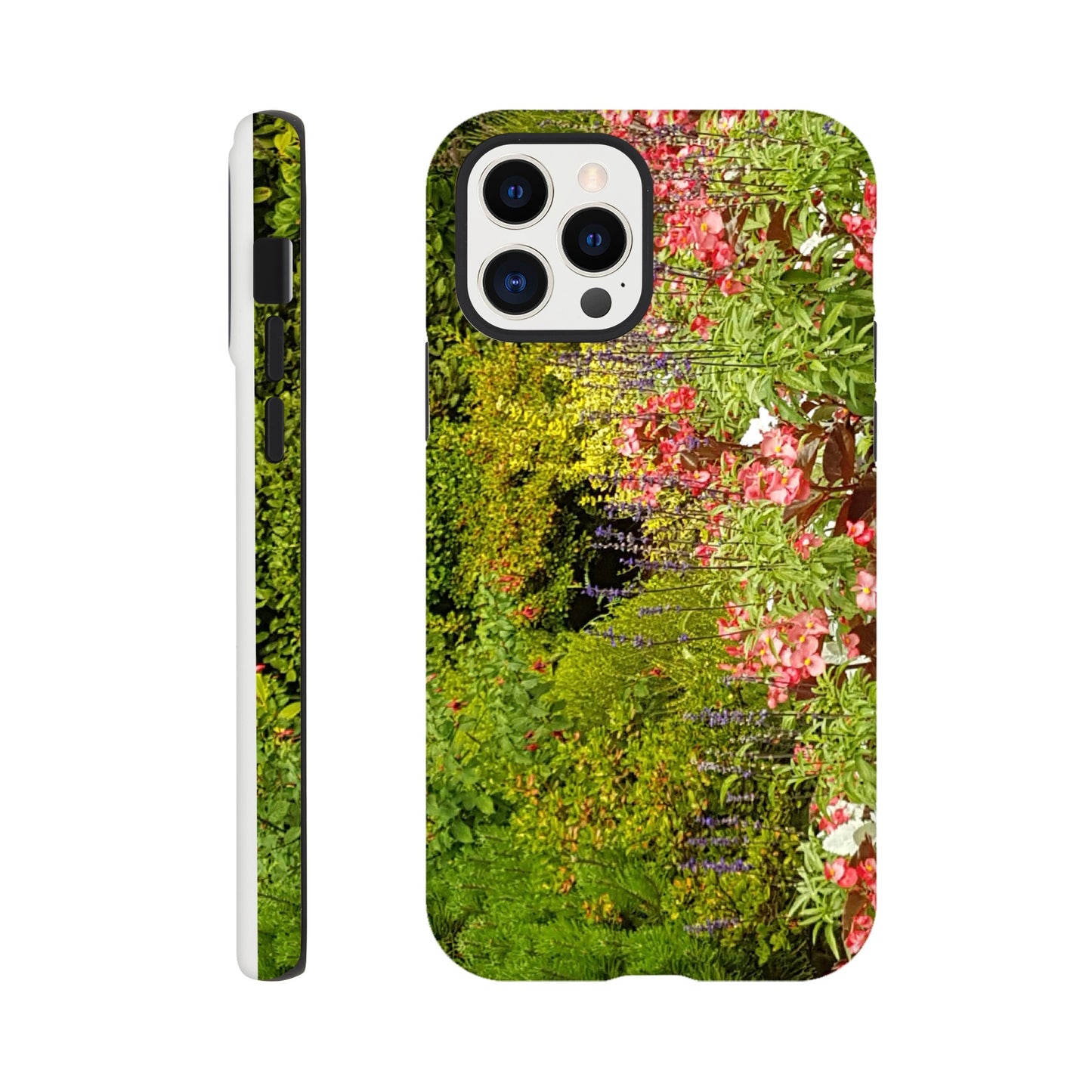 Pink flower garden phone case