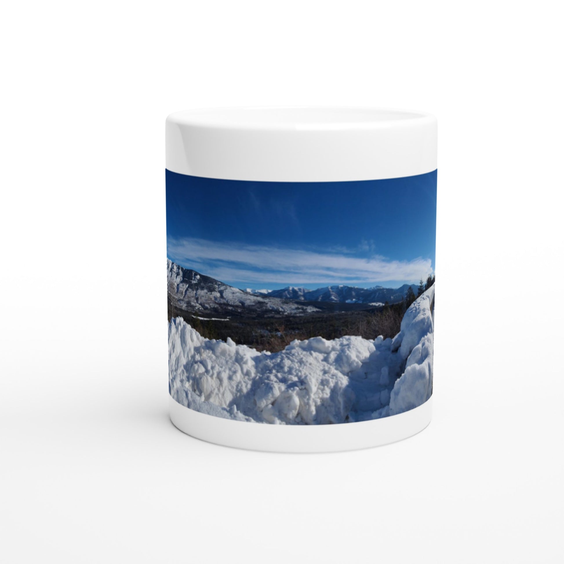 Rocky Mountain Landscape Printed Mug