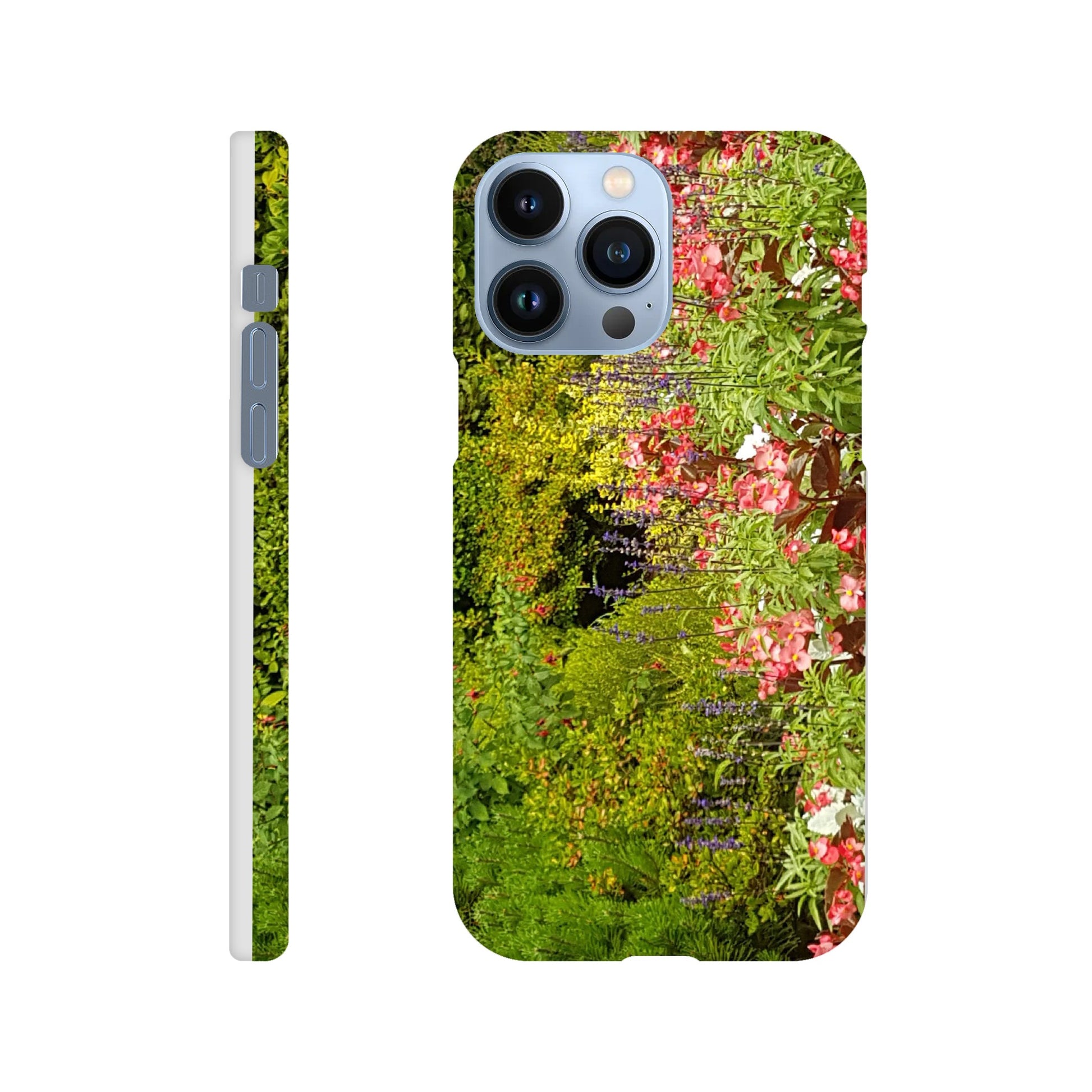 Slim pink flower case iPhone & Android