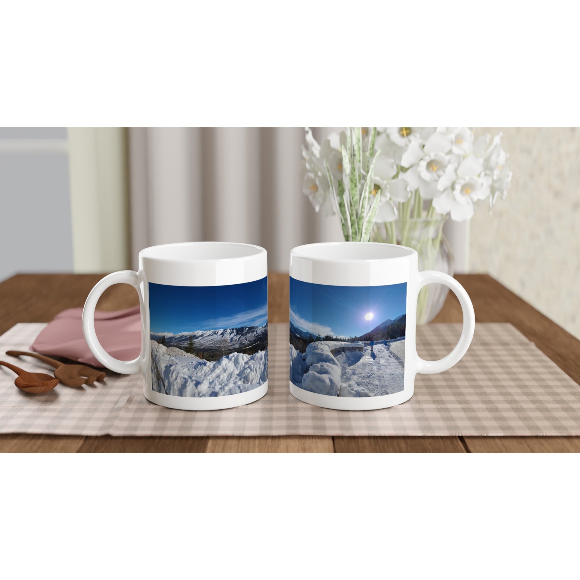 Rocky Mountain Landscape Printed Mug