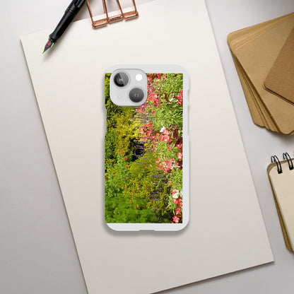 Slim pink flower case iPhone & Android