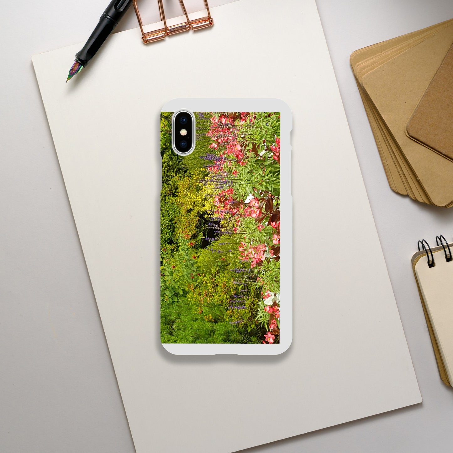 Slim pink flower case iPhone & Android