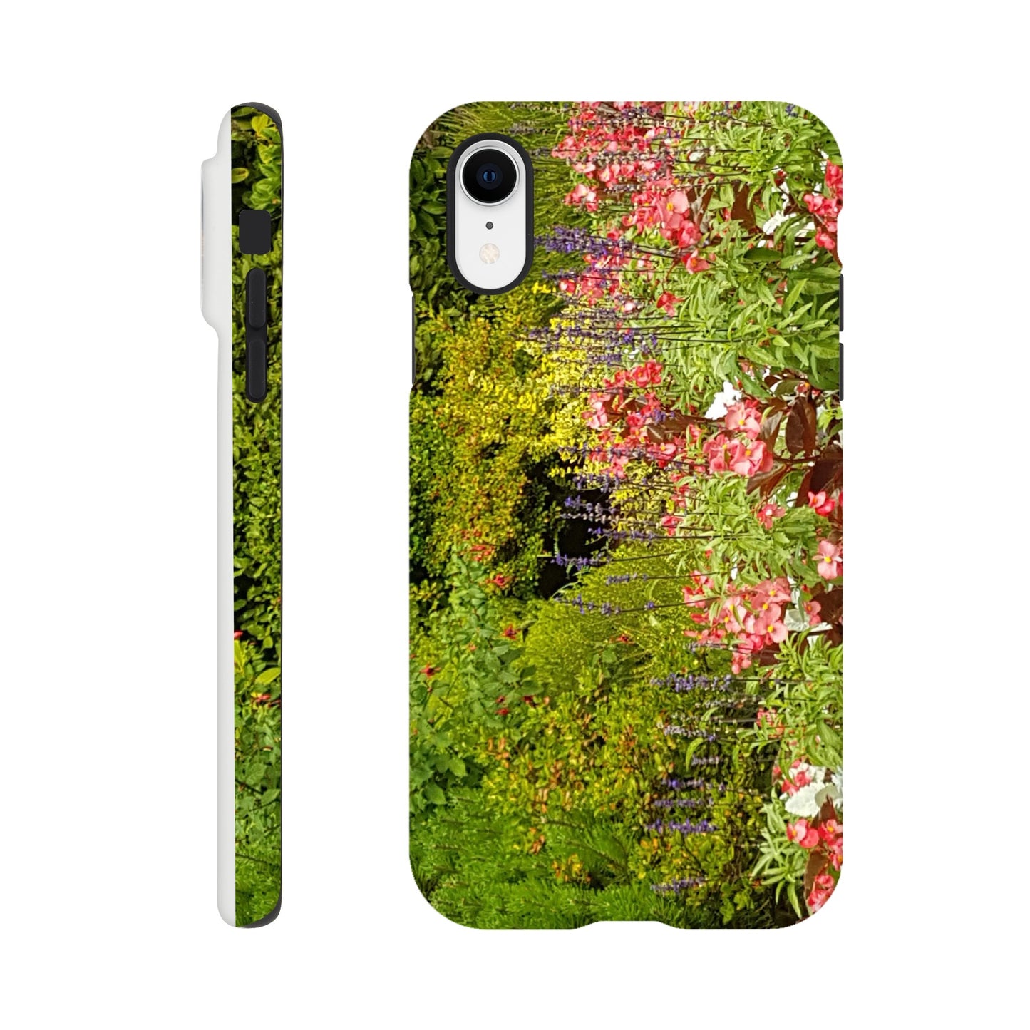 Pink flower garden phone case