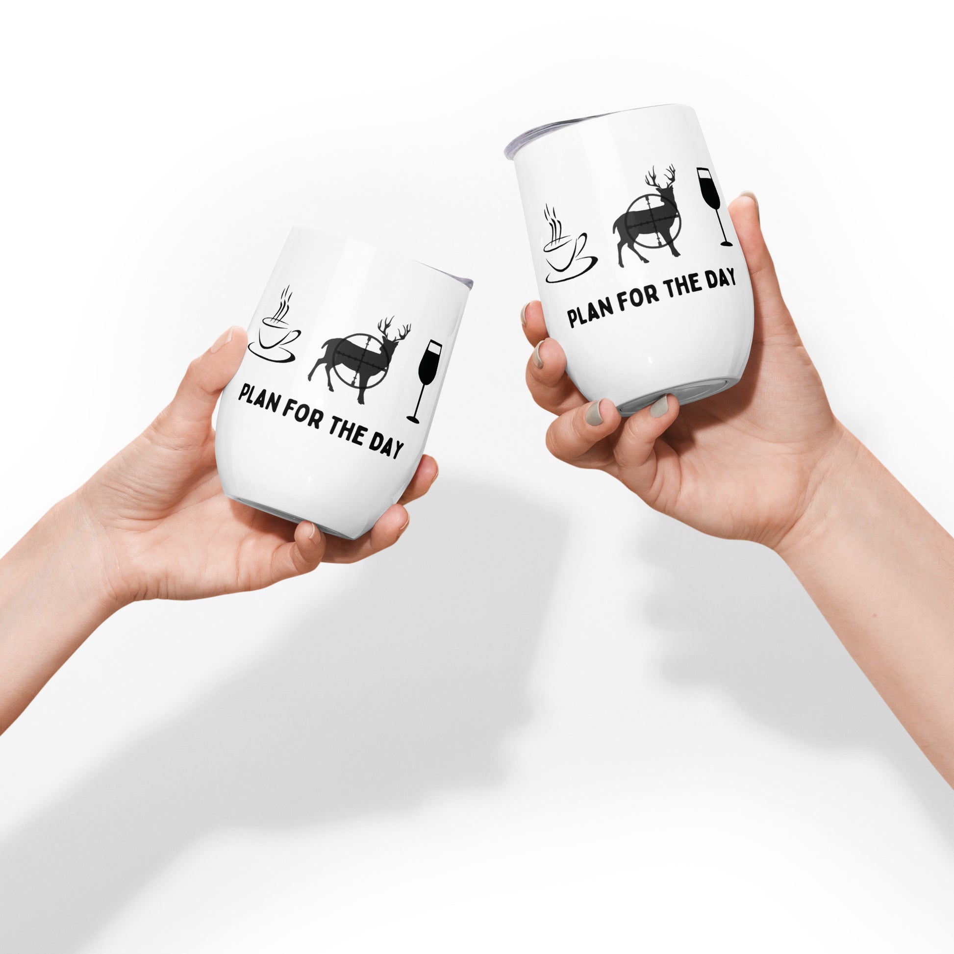 Plan for the Day Wine Tumbler