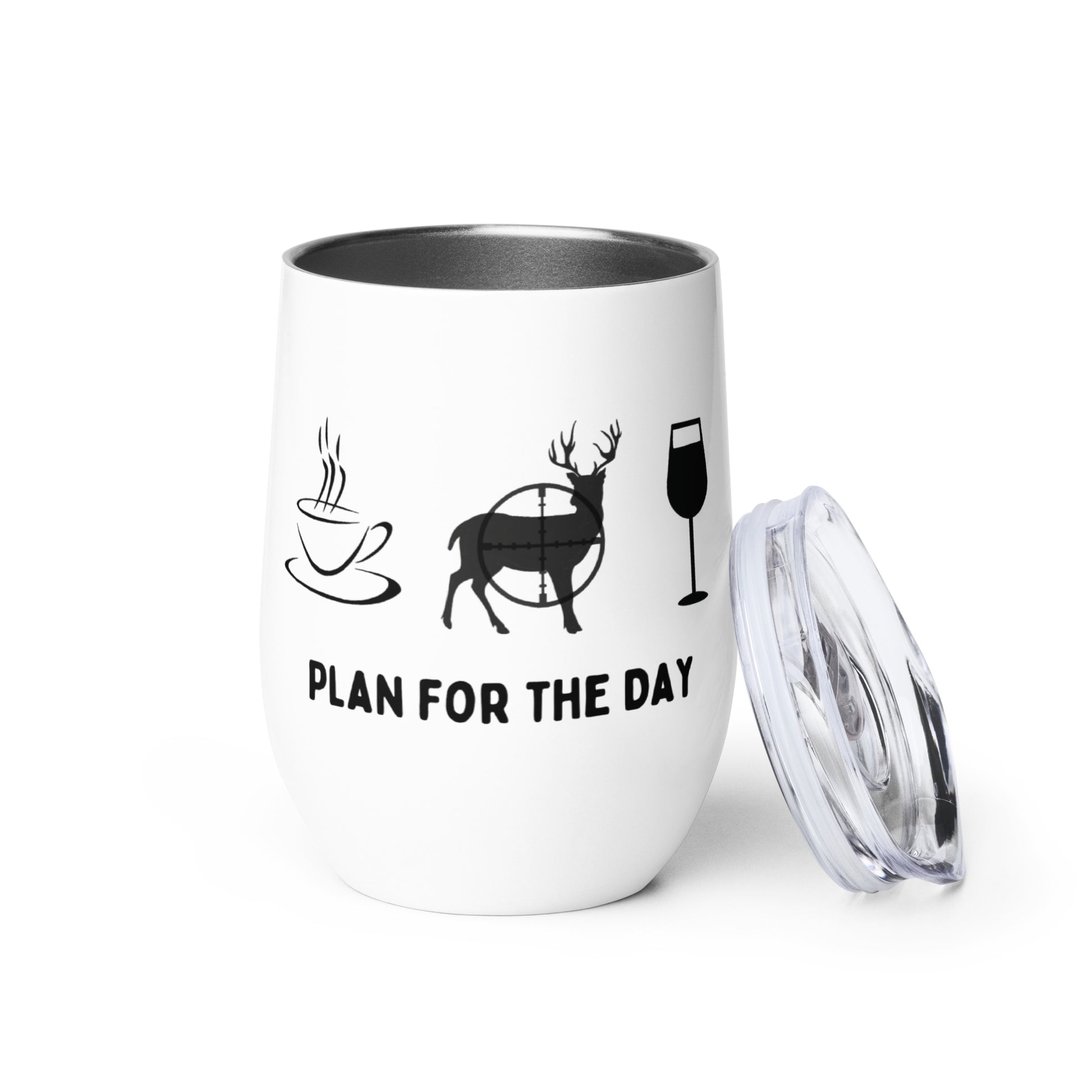 Plan for the Day Wine Tumbler